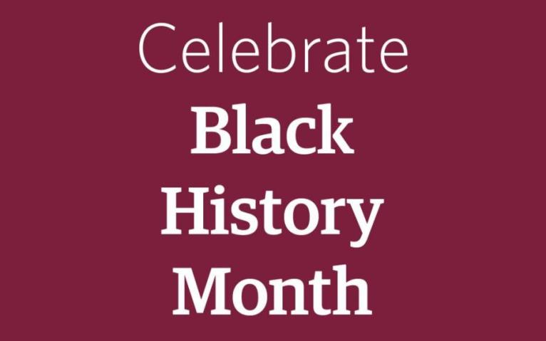 Image with the text Celebrate Black History Month