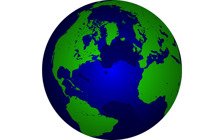 Image of the globe. The original uploader was Augiasstallputzer at [[::| Wikimedia Commons]] [Public domain], via Wikimedia Commons
