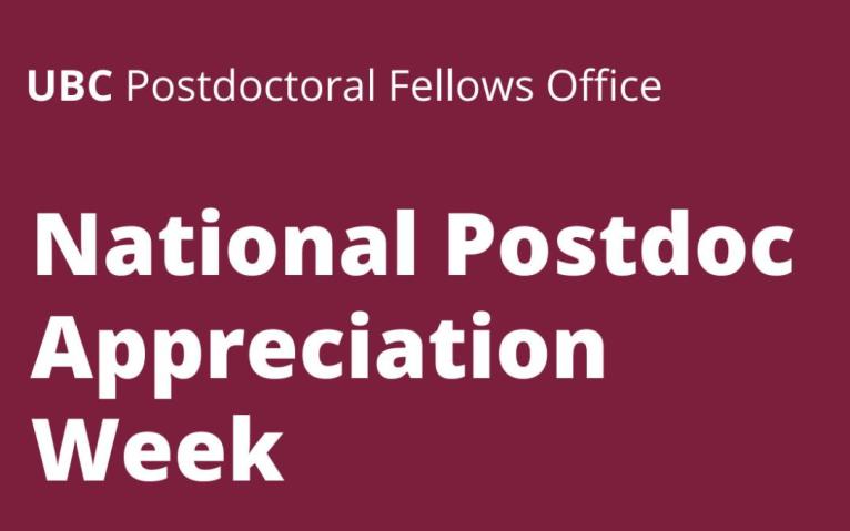National Postdoc Appreciation Week