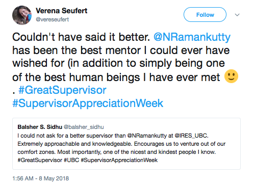 great supervisor week graduate school at the university of british being a supervisor